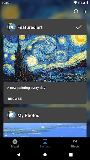 Muzei Live Wallpaper ekran görüntüsü