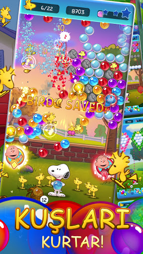 Bubble Shooter - Snoopy POP! ekran görüntüsü