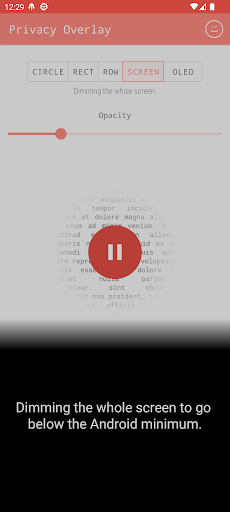 Privacy Overlay ekran görüntüsü