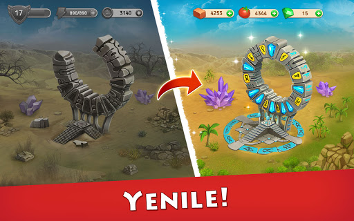 Cradle of Empires Match-3 Game ekran görüntüsü