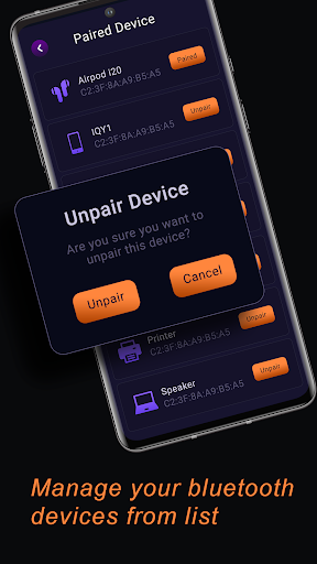 Bluetooth Device Manager ekran görüntüsü