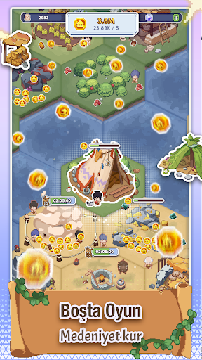 Pixel Civilization: Boşta ekran görüntüsü