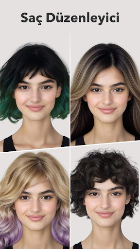 FacePic Yüz Editörü, Saç, Yaş ekran görüntüsü