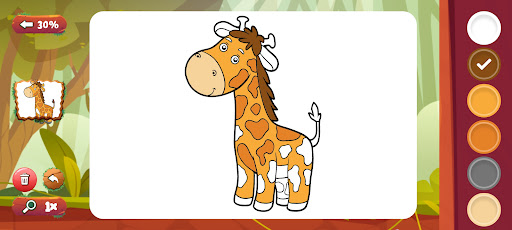 Hayvan Boyama App For Kids ekran görüntüsü