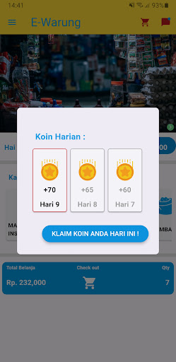 E-Warung ekran görüntüsü