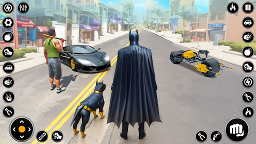 Bat Superhero Man Hero Games ekran görüntüsü