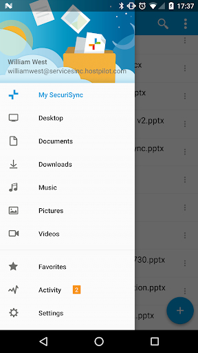 SecuriSync ekran görüntüsü
