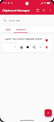 Clipboard Manager ekran görüntüsü