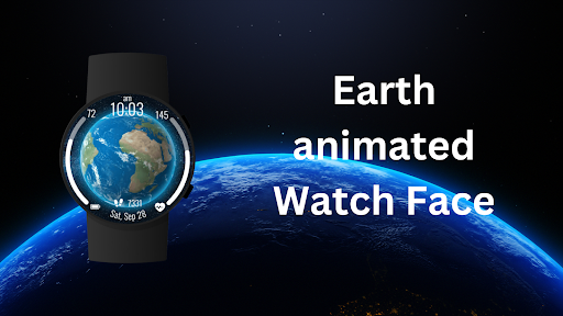 3D EARTH Watch Face ekran görüntüsü