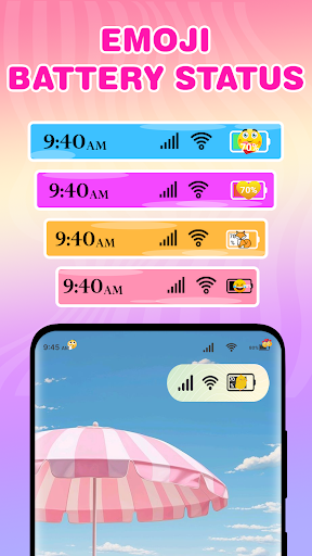 Emoji Battery - Battery Icon ekran görüntüsü