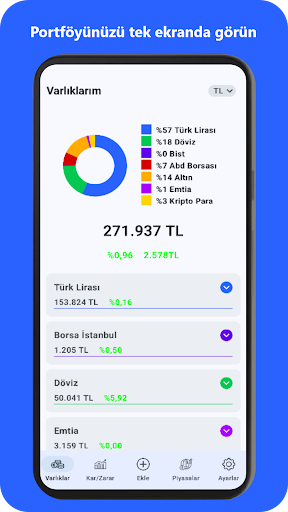 FinPortfoy - Portföy Takibi ekran görüntüsü