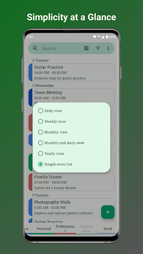 Fossify Calendar ekran görüntüsü
