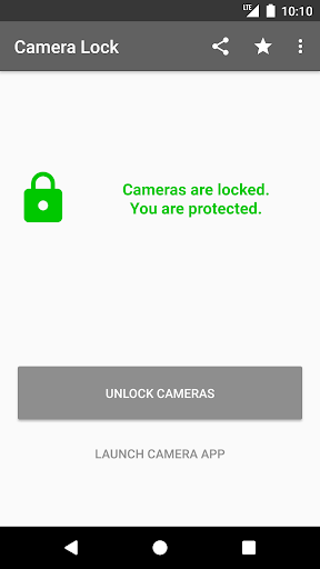 Camera Lock ekran görüntüsü