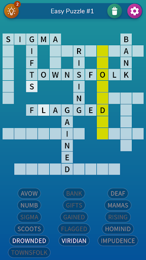 Fill-in Crosswords Unlimited ekran görüntüsü