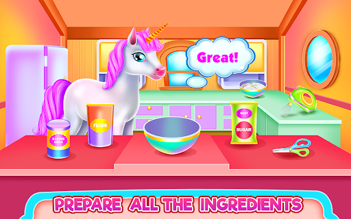 Cute Unicorn Caring & Dressup ekran görüntüsü