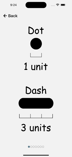 Morse Code - Tutorial ekran görüntüsü