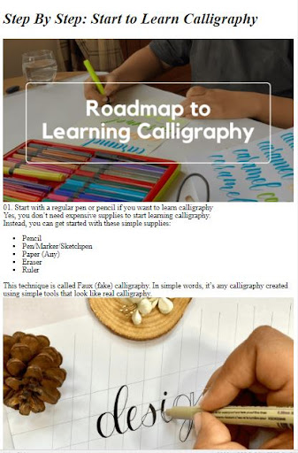 How to Learn Calligraphy ekran görüntüsü