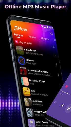 Offline Music Mp3 Player- Muso ekran görüntüsü
