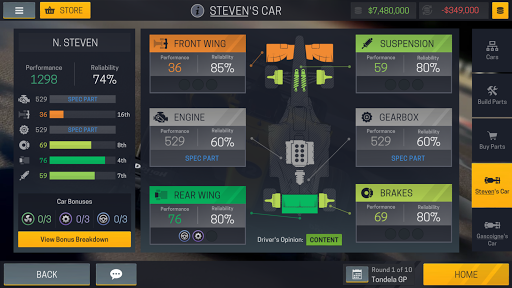 Motorsport Manager Mobile 2 ekran görüntüsü