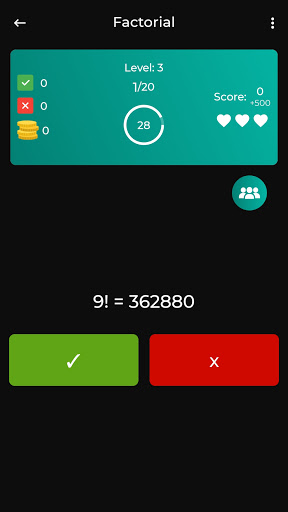 Maths Quiz: Brain Power ekran görüntüsü