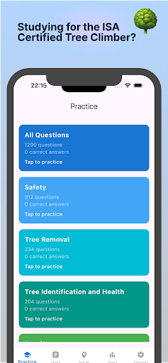 ISA Tree climber Flashcards ekran görüntüsü