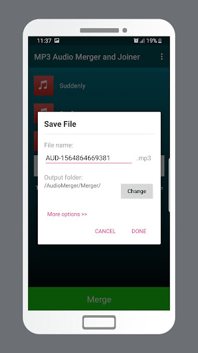 MP3 Audio Merger and Joiner ekran görüntüsü
