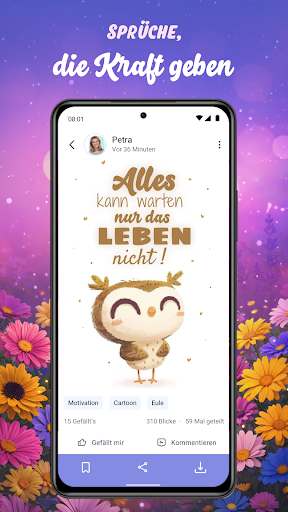 Sprüche App: Zitate & Bilder ekran görüntüsü