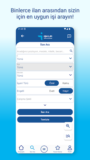 İŞKUR Mobil ekran görüntüsü