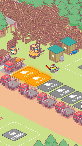 Lumbercat: Cute Idle Tycoon ekran görüntüsü