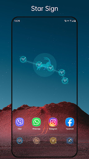 Horoscope Launcher - star sign ekran görüntüsü