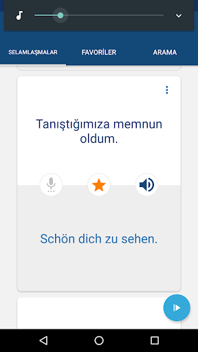 Almanca Öğrenin | Çevirmen ekran görüntüsü