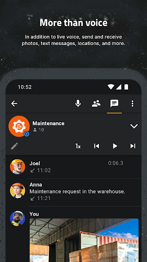 Zello PTT Walkie Talkie ekran görüntüsü