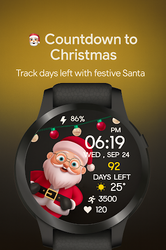 Xmas Weather Countdown Watch ekran görüntüsü