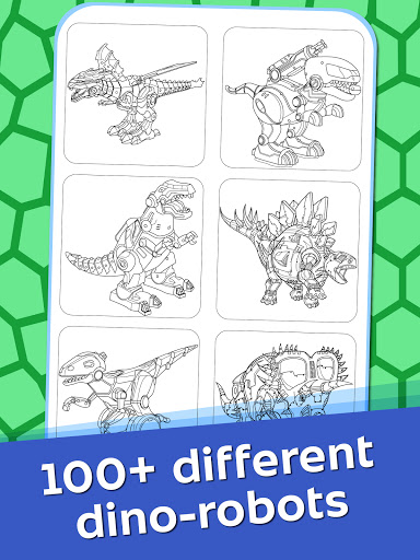 Dino Robots Coloring for Boys ekran görüntüsü