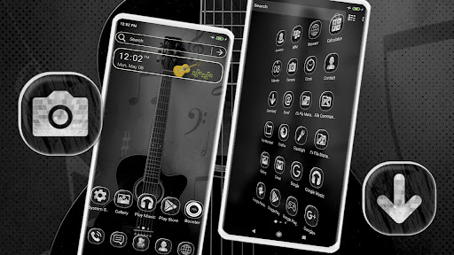 Black Guitar Theme ekran görüntüsü