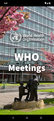 WHO Meetings ekran görüntüsü