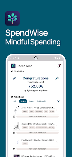 SpendWise - Mindful Spending ekran görüntüsü