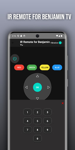 Remote for Benjamin tv ekran görüntüsü