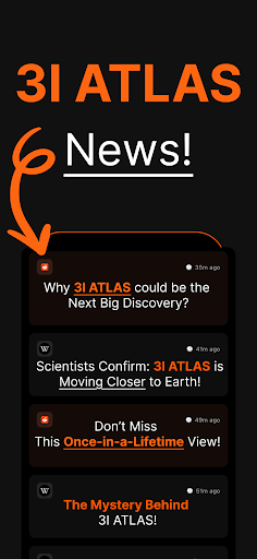 3I ATLAS: Live & Breaking News ekran görüntüsü