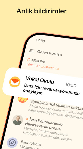Yandex Mail ekran görüntüsü