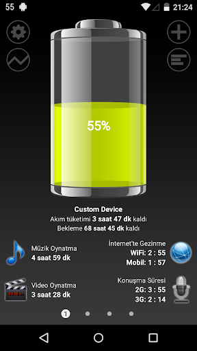Pil & şarj HD Pro - Battery ekran görüntüsü