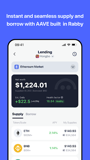 Rabby Wallet - Crypto & EVM ekran görüntüsü