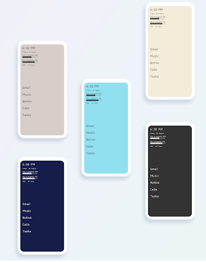 Indistract Minimalist Launcher ekran görüntüsü