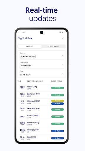 LOT Polish Airlines ekran görüntüsü