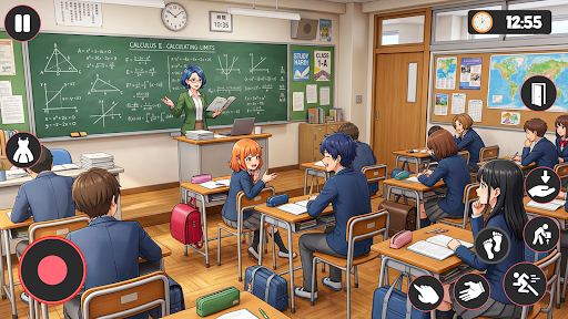 High School Love Anime Games ekran görüntüsü