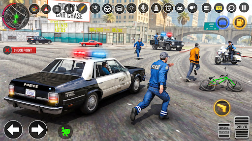 Police Chase Car Cop Game 3D ekran görüntüsü