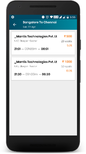 Book Bus Ticket ekran görüntüsü