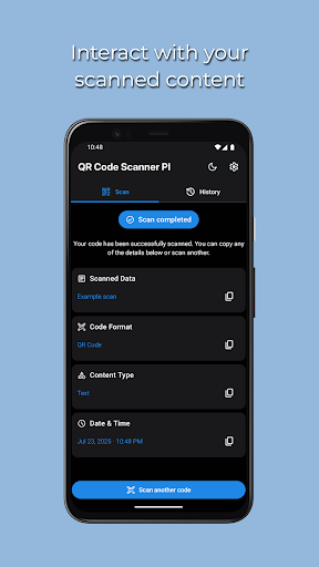 Barcode Scanner & QR Reader PI ekran görüntüsü