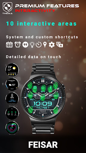 Feisar Watch Face ekran görüntüsü