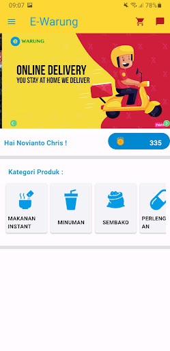 E-Warung ekran görüntüsü